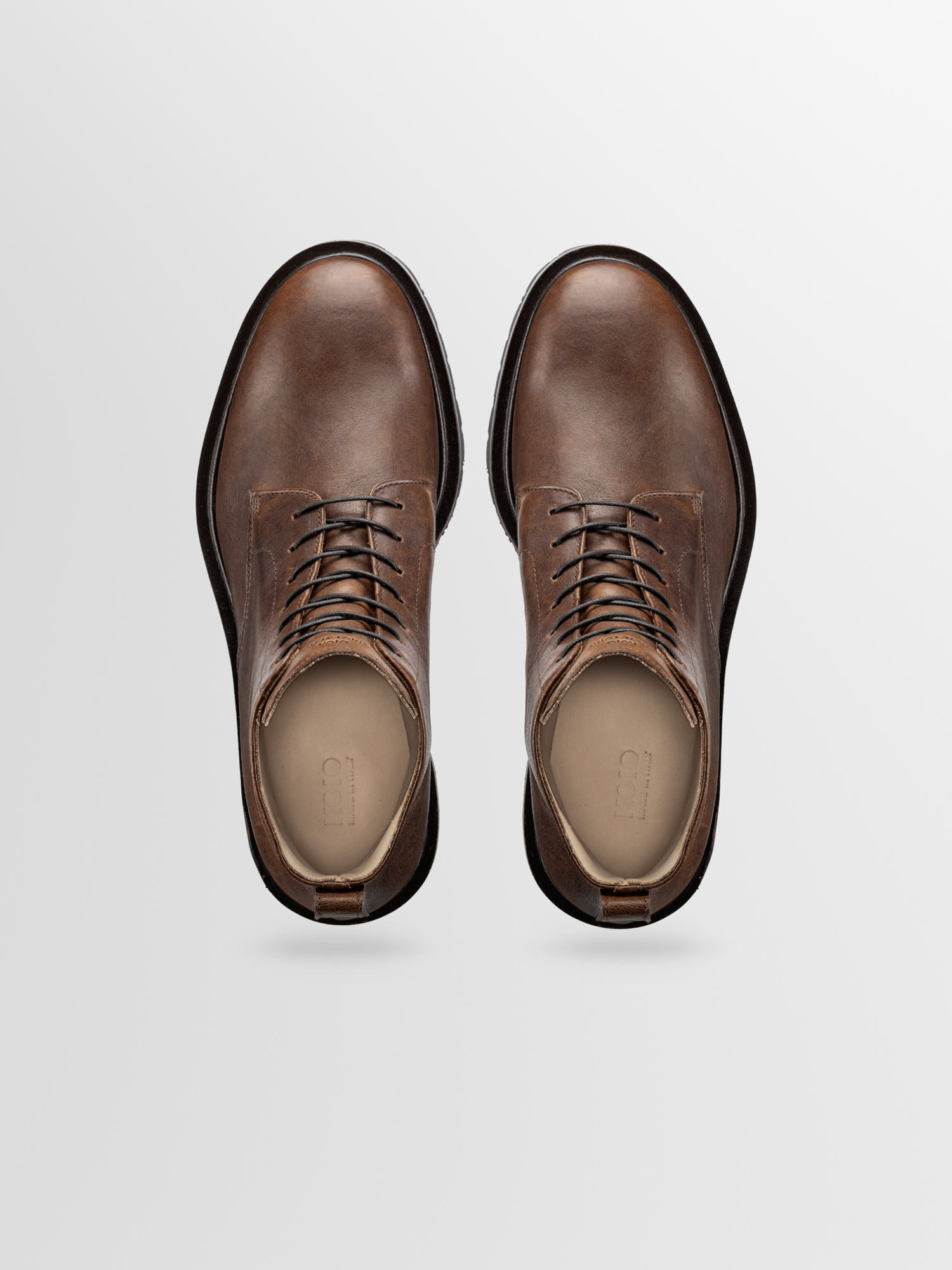 Bergamo Leather Boot in Anchor - Image 3