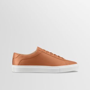 Capri Leather Sneaker in Castagna