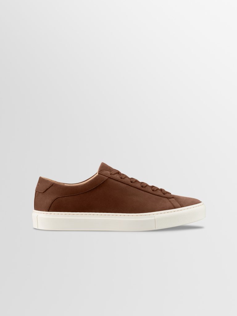 Capri Nubuck Sneaker in Cognac