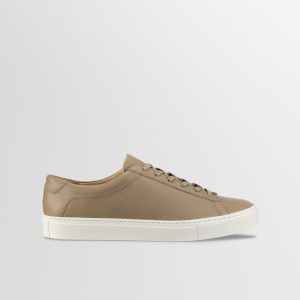 Capri Leather Sneaker in Khaki