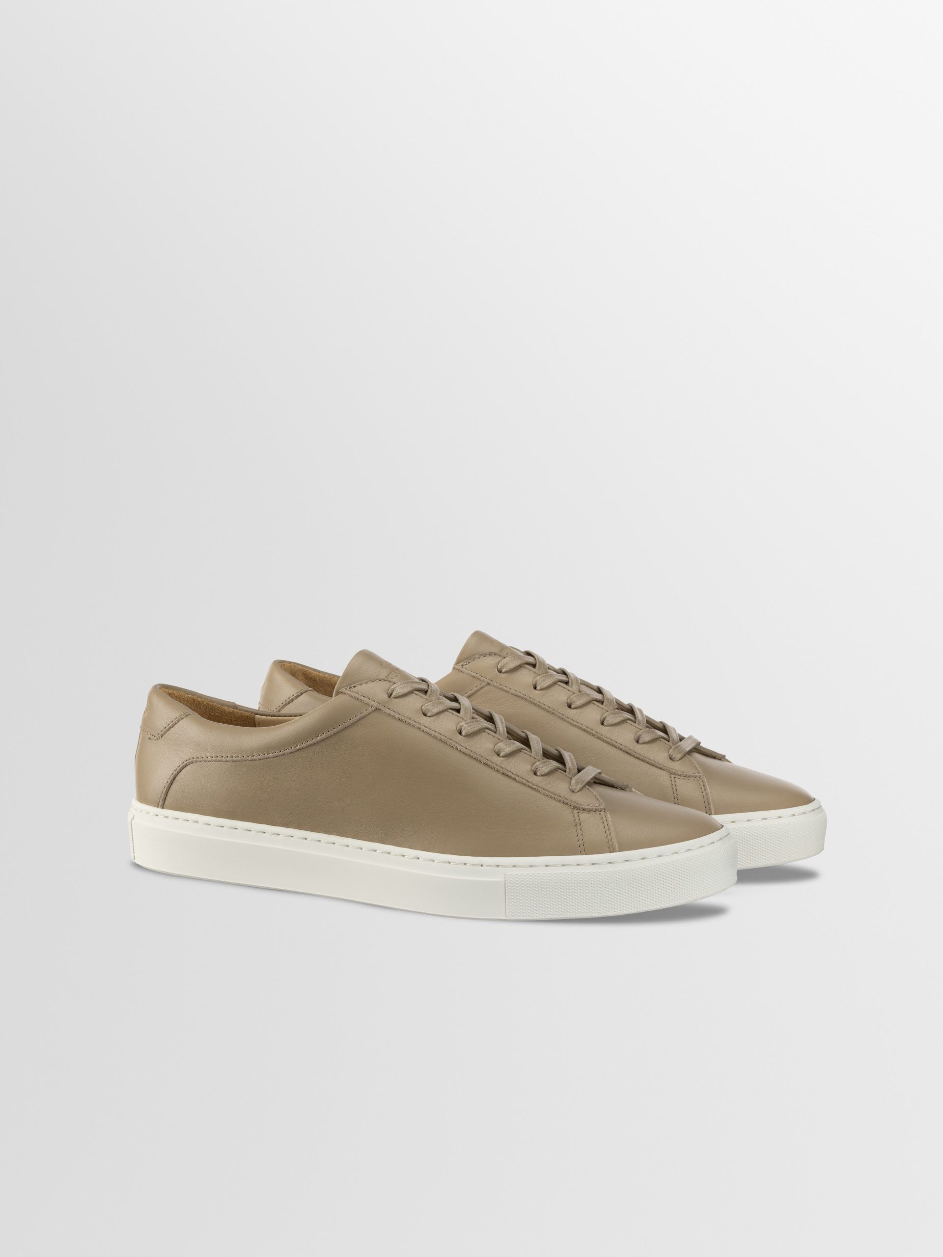 Capri Leather Sneaker in Khaki - Image 2