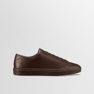 Capri Leather Sneaker in Mocha