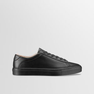Capri Leather Sneaker in Nero