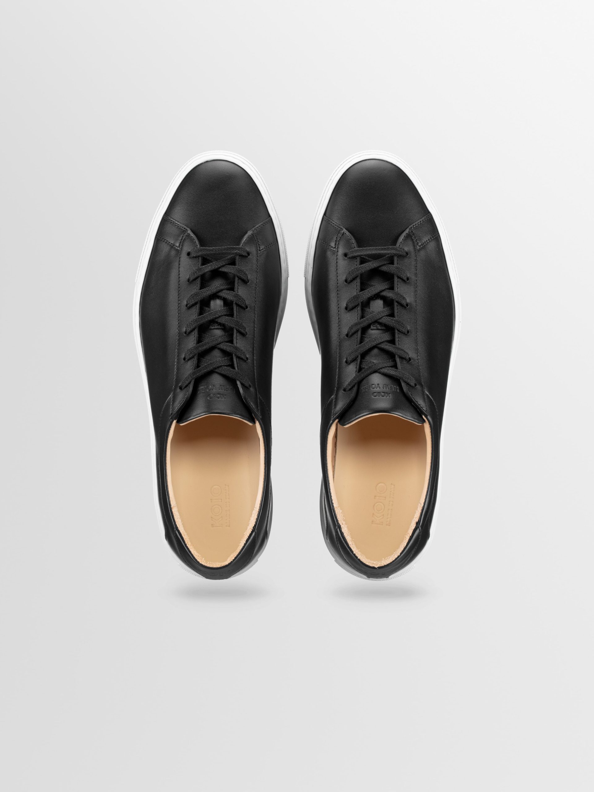 Capri Leather Sneaker in Onyx - Image 3