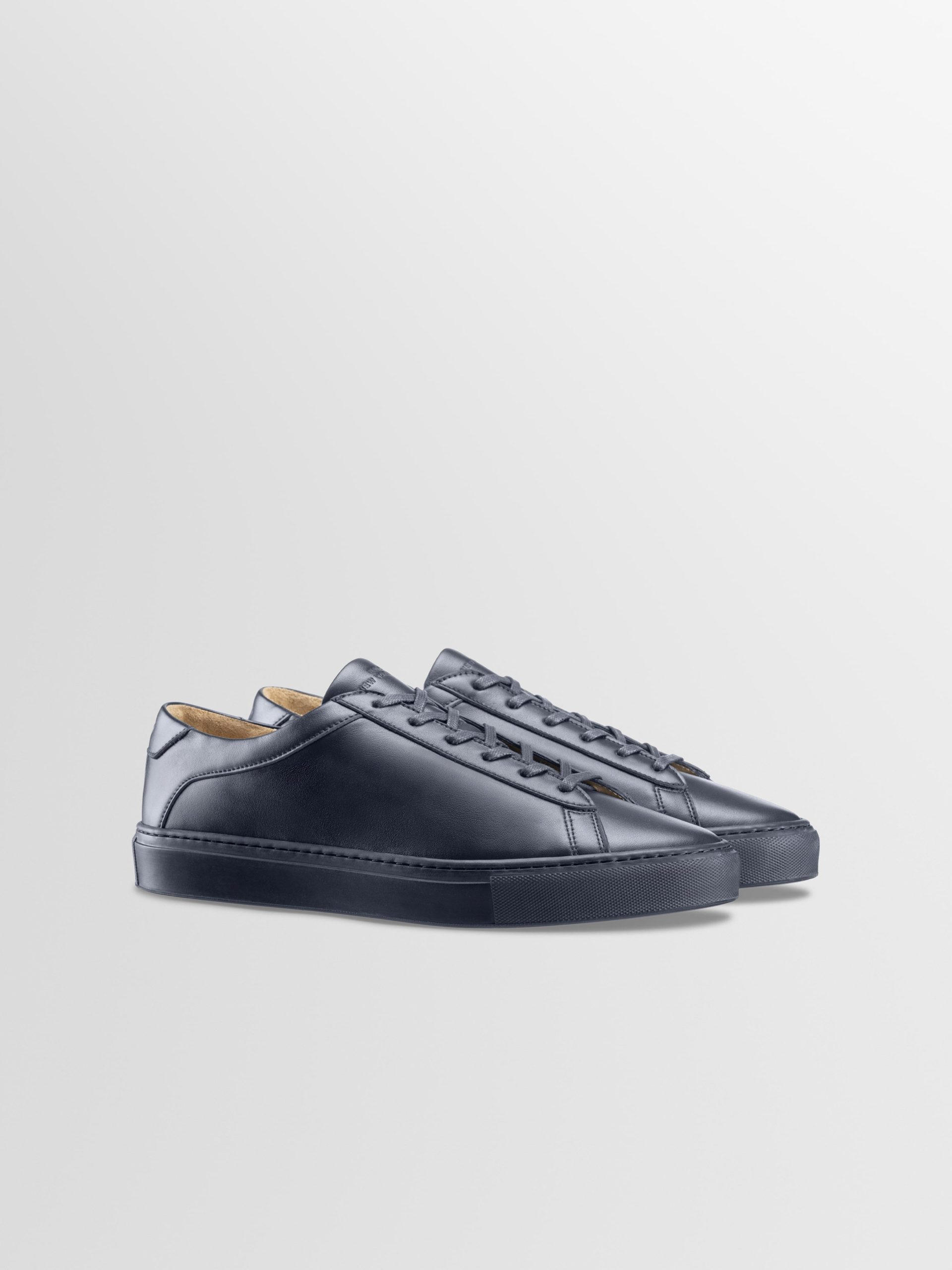 Capri Leather Sneaker in Space - Image 2