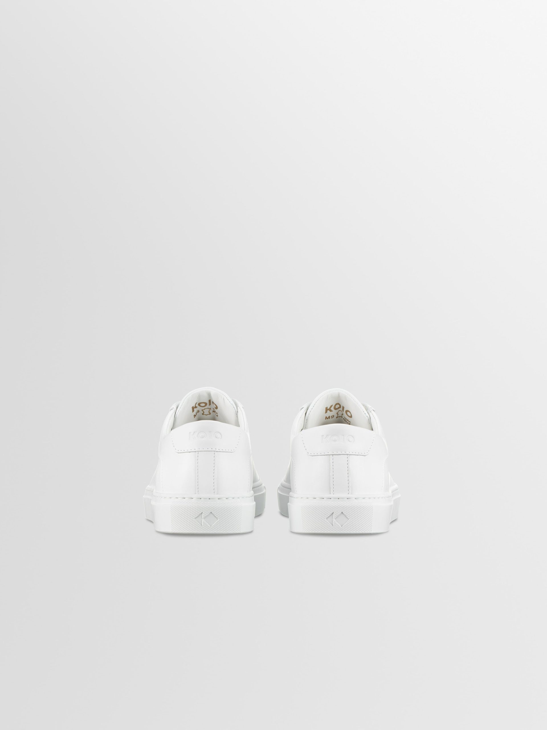 Capri Leather Sneaker in Triple White - Image 4