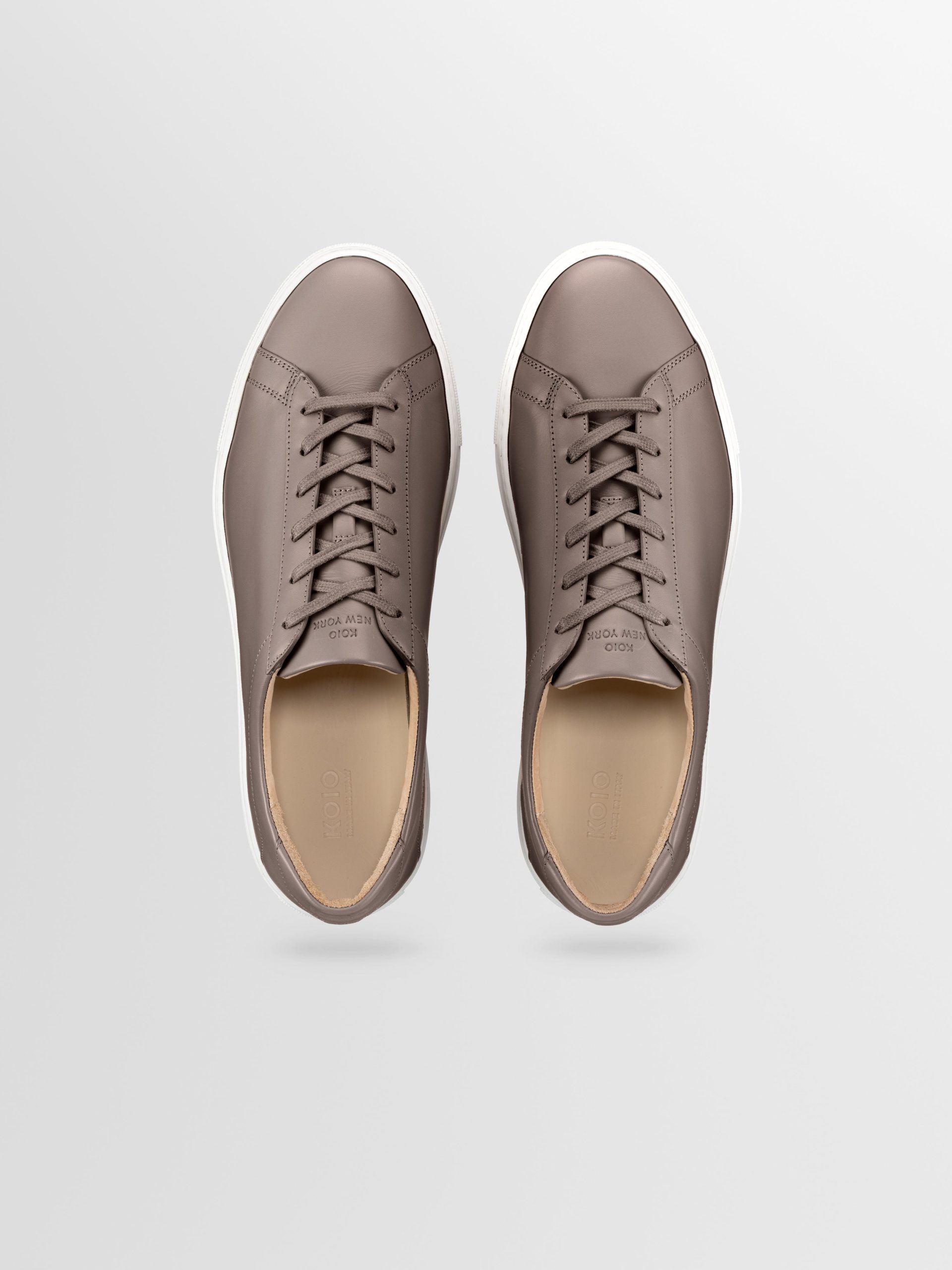 Capri Leather Sneaker in Tundra - Image 3