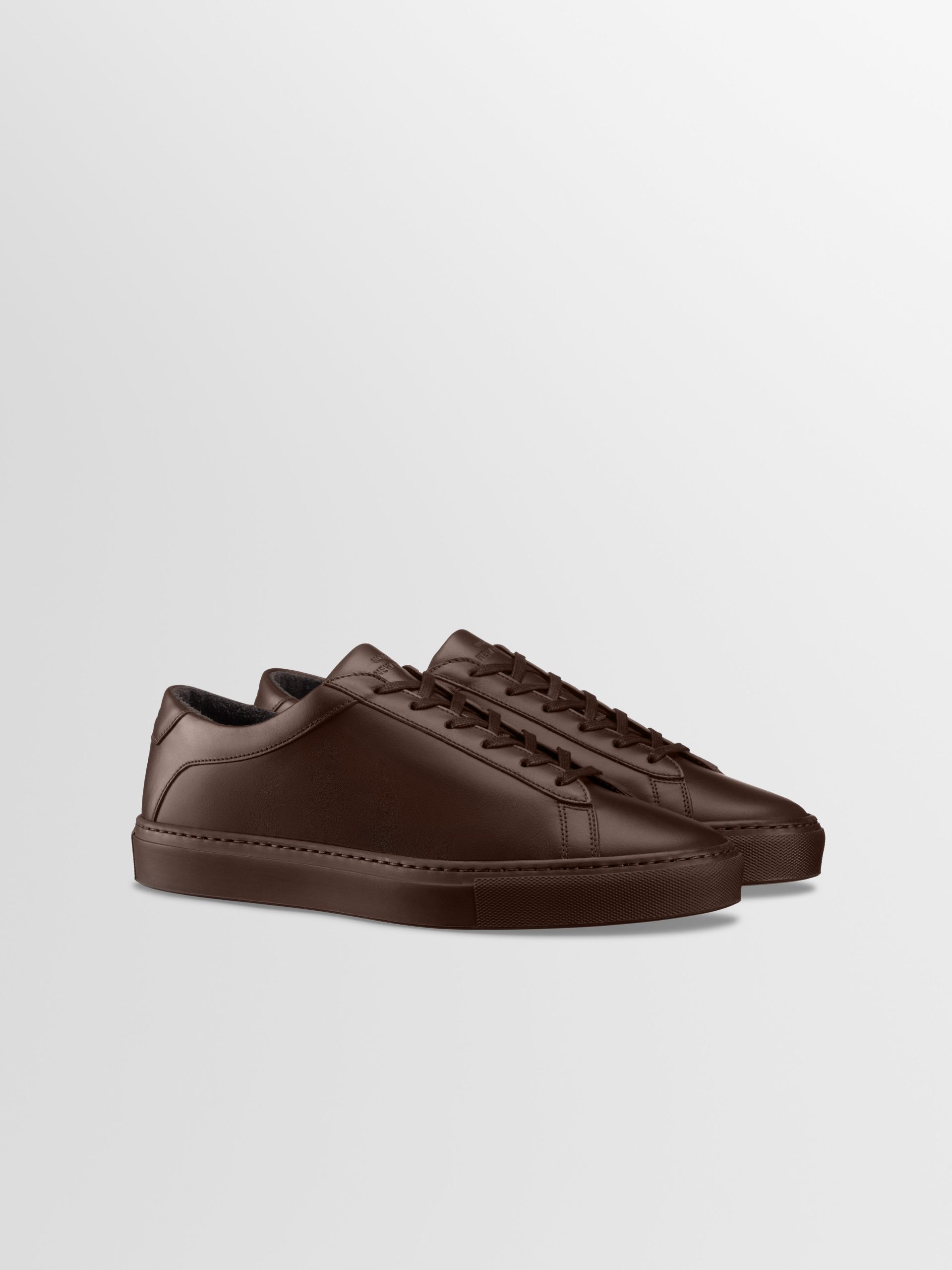 Capri Leather Sneaker in Mocha - Image 2