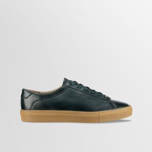 Capri Leather Sneaker in Antica Forest