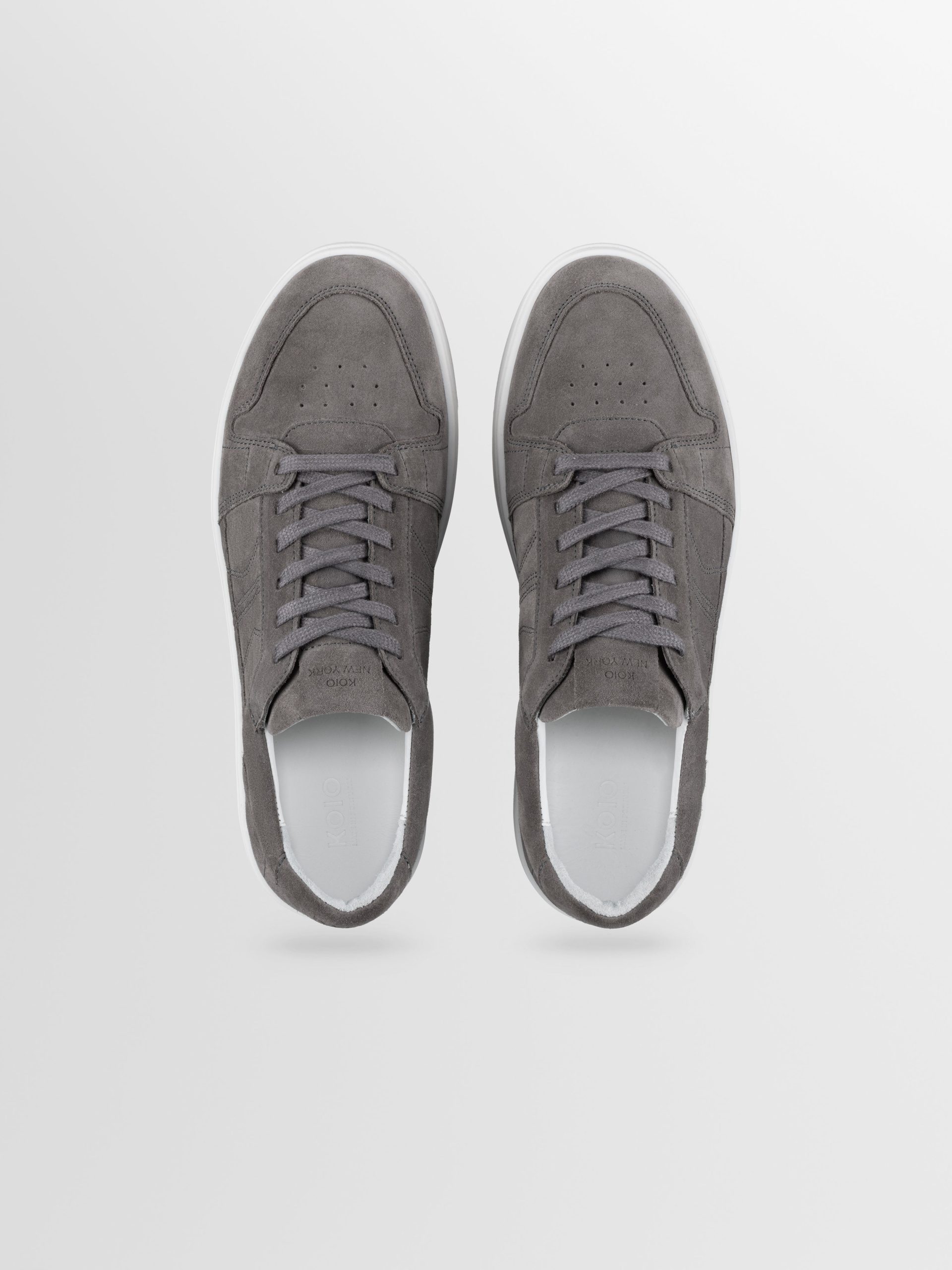 Carrara Suede Sneaker in Graphite - Image 3