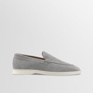 Catania Suede Loafer in Grey