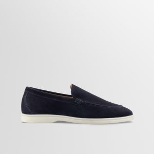 Catania Suede Loafer in Navy