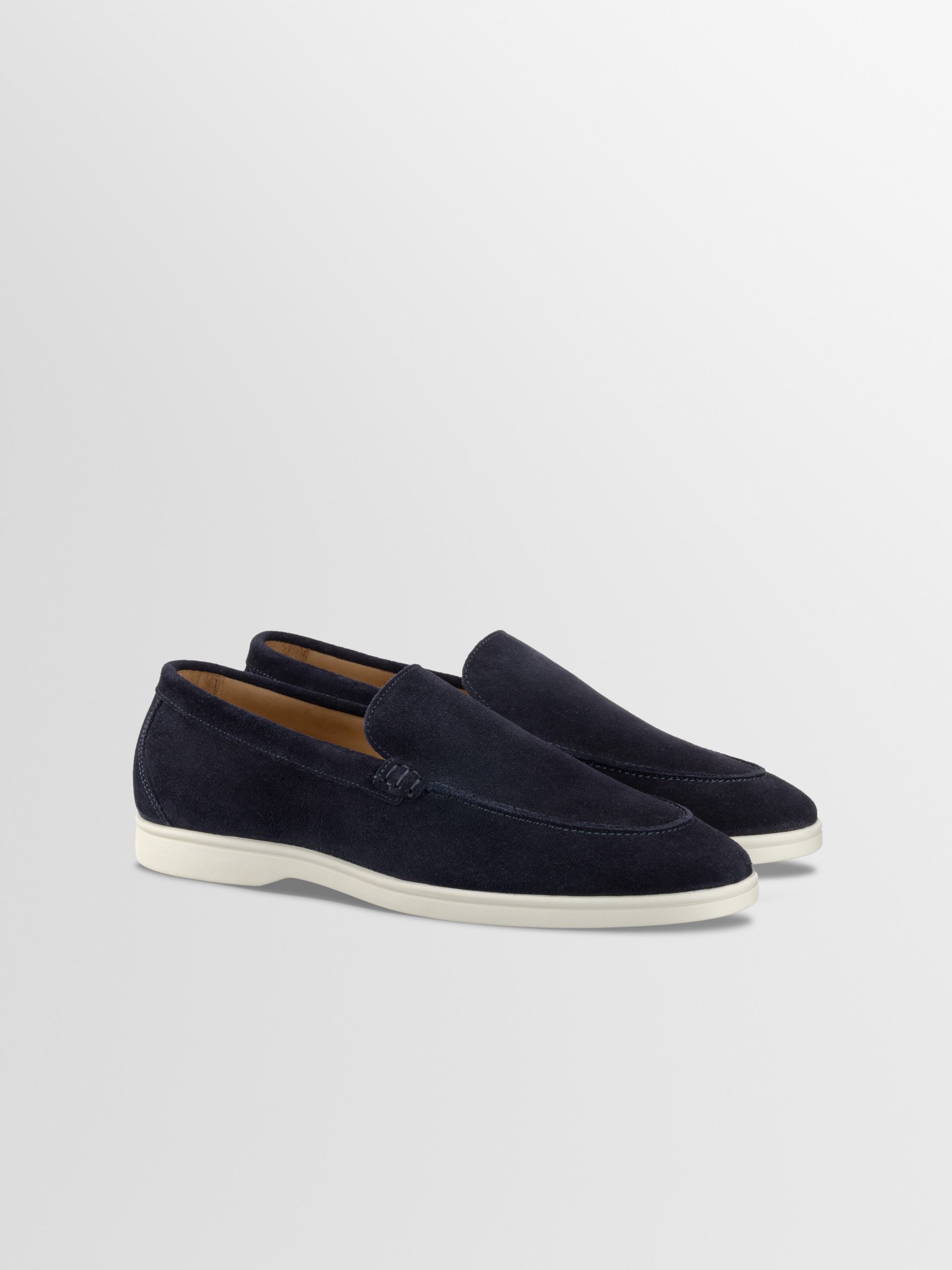 Catania Suede Loafer in Navy - Image 2