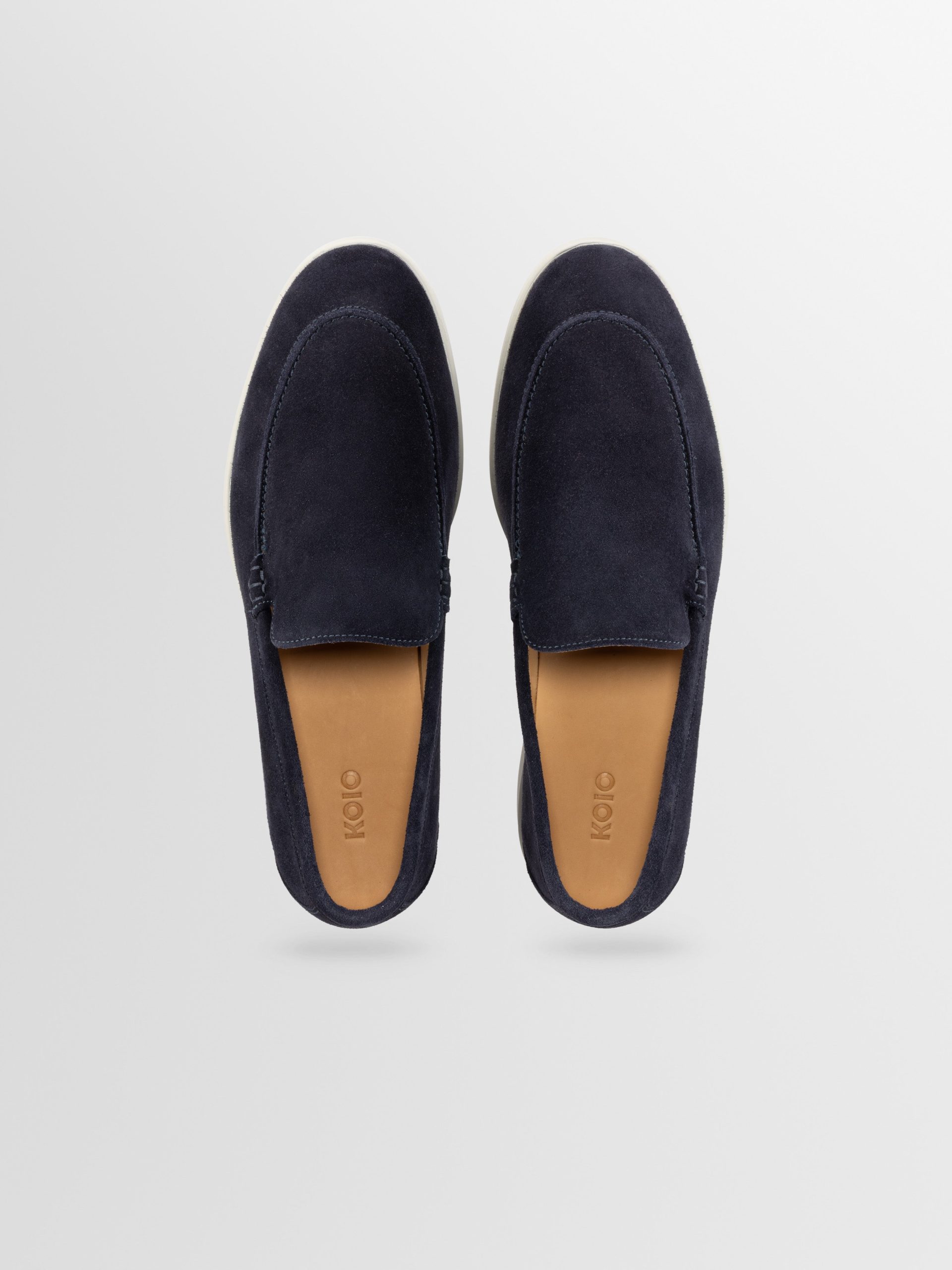 Catania Suede Loafer in Navy - Image 3