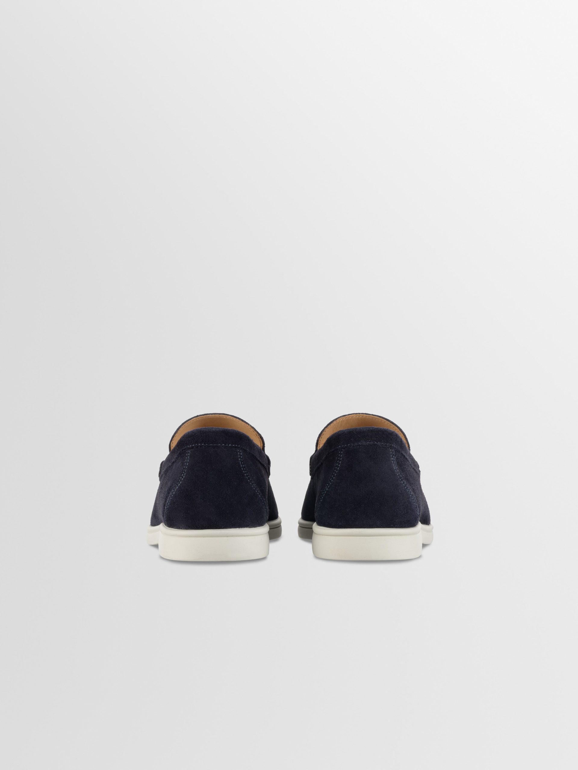Catania Suede Loafer in Navy - Image 4