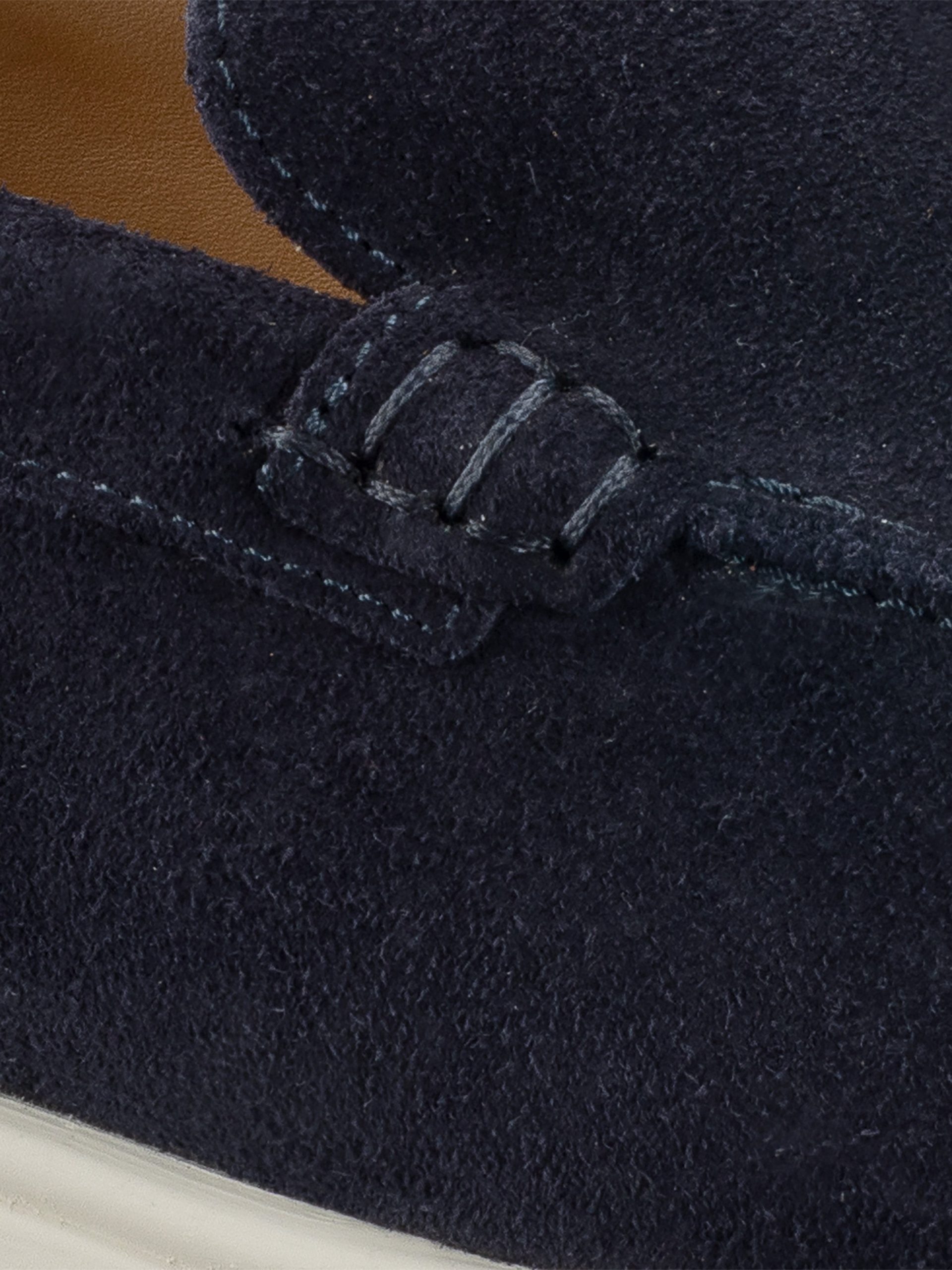 Catania Suede Loafer in Navy - Image 5