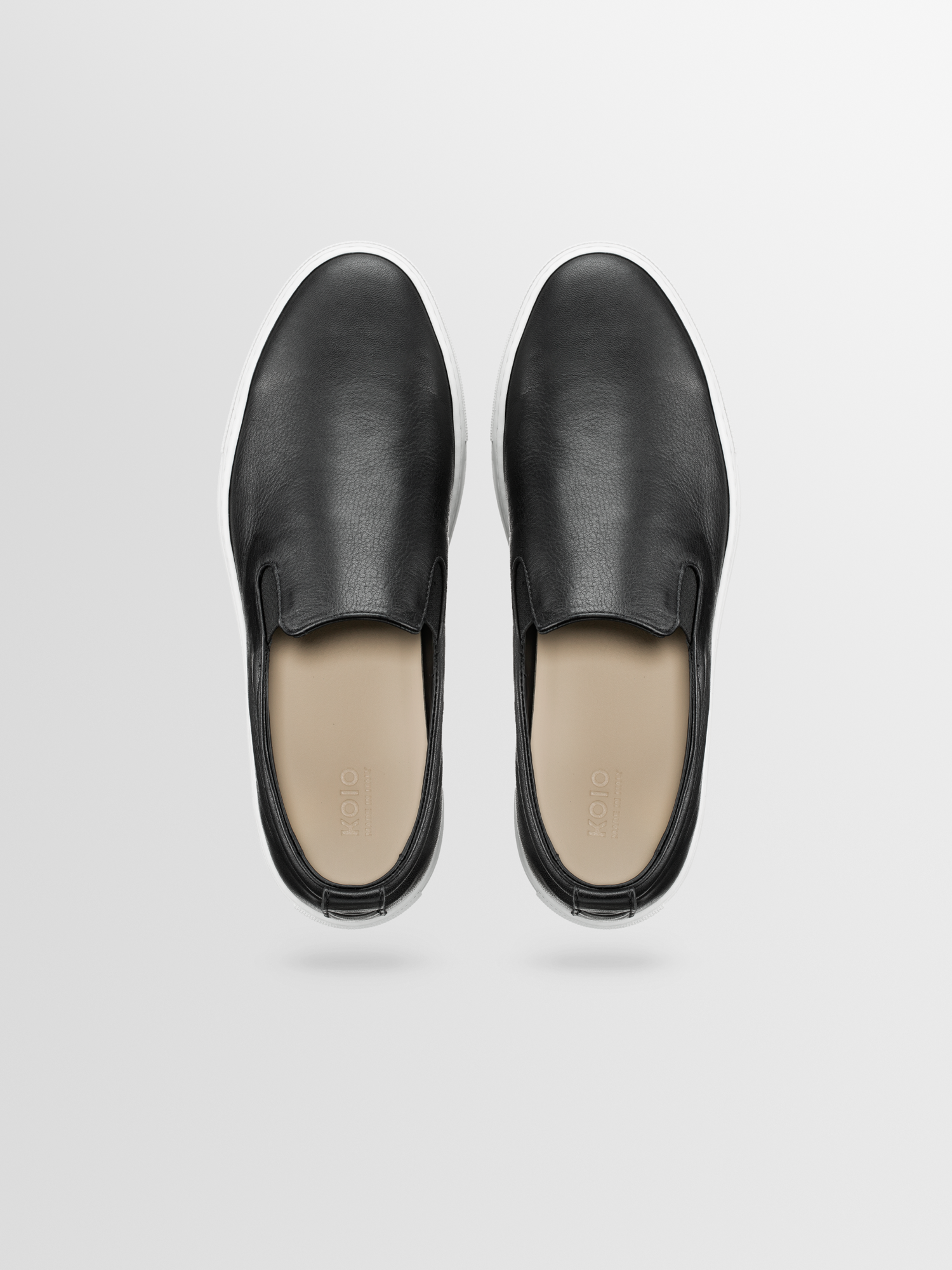 Garda Leather Sneaker in Onyx - Image 3