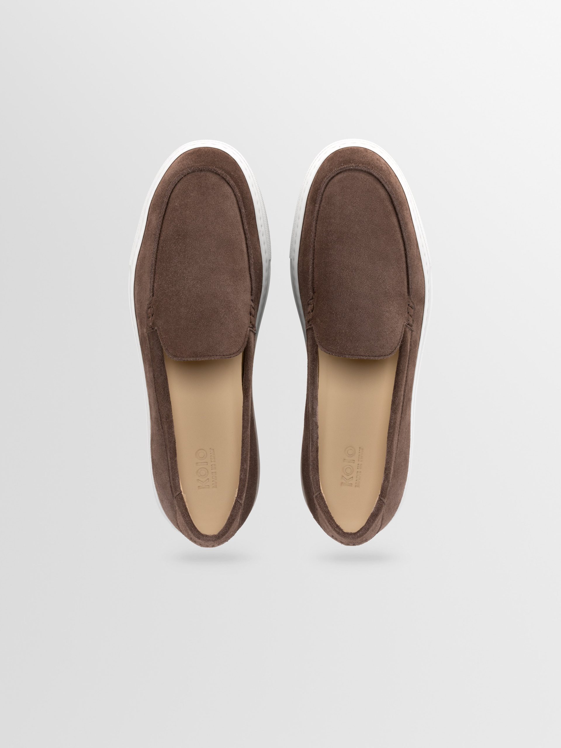 Lido Suede Loafer in Walnut - Image 3