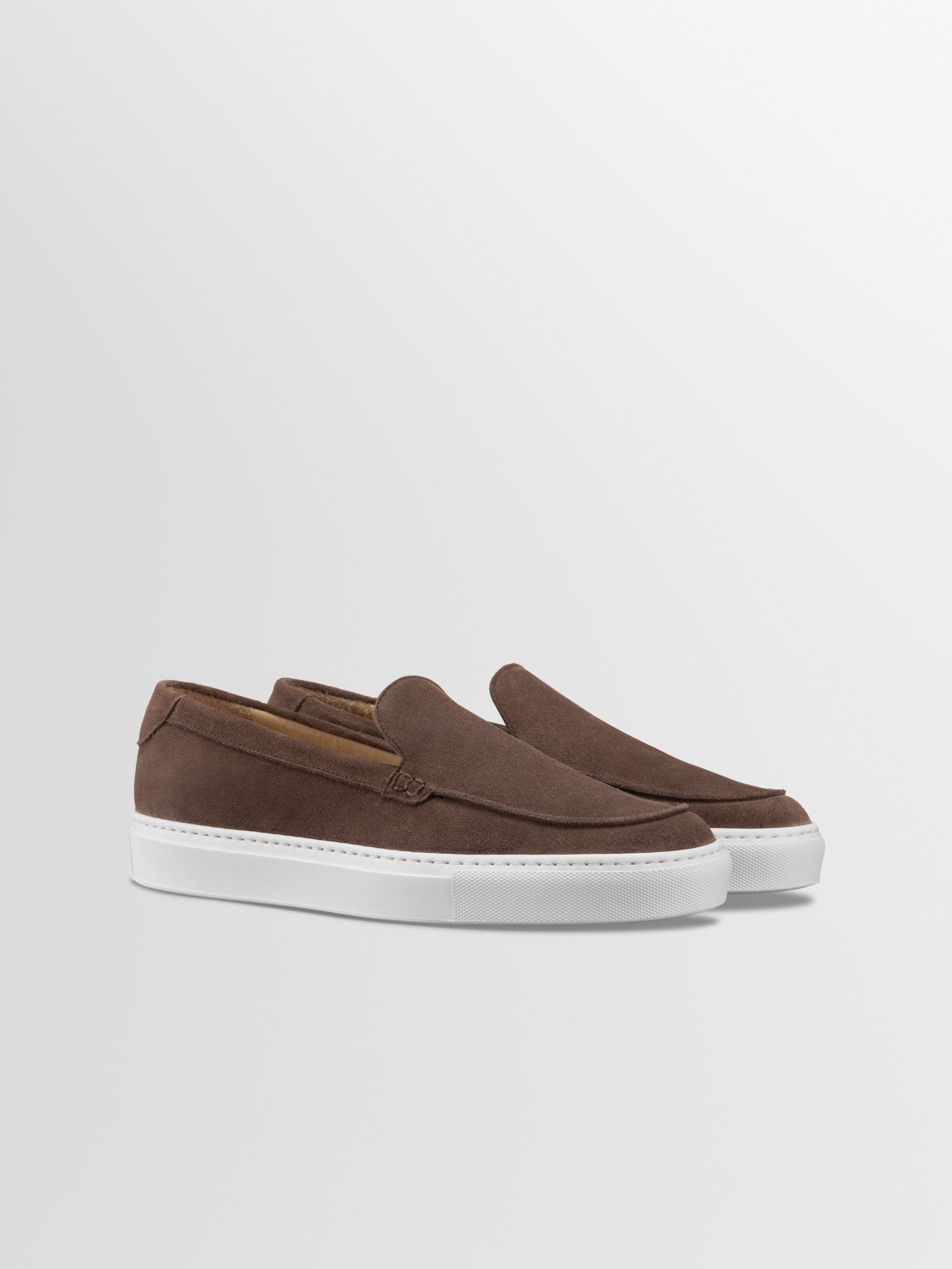 Lido Suede Loafer in Walnut - Image 2