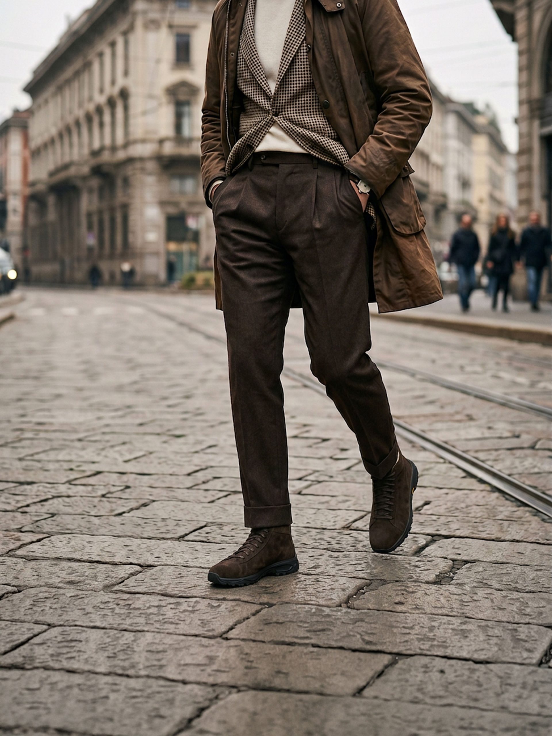 Aosta Suede Boot in Cacao - Image 7