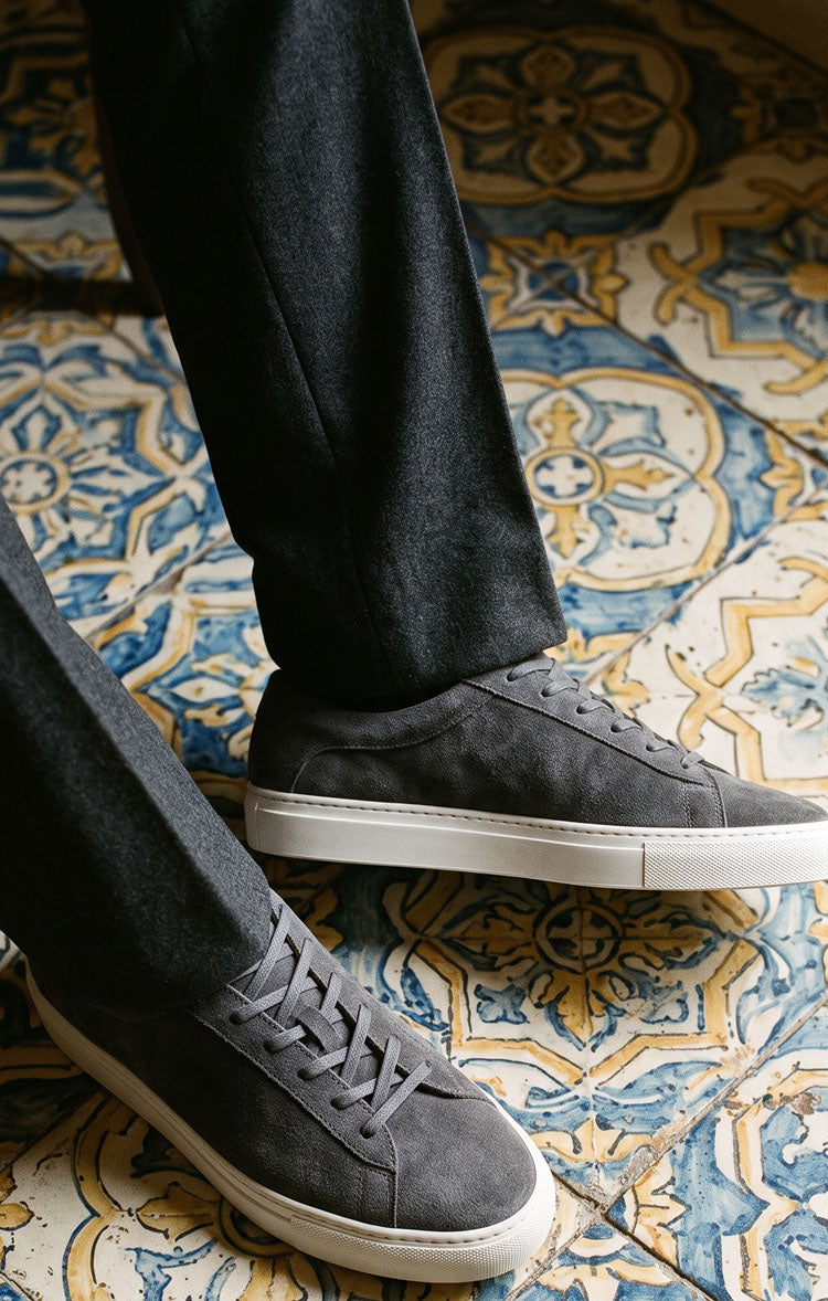 Capri Suede Sneaker in Roccia - Image 7