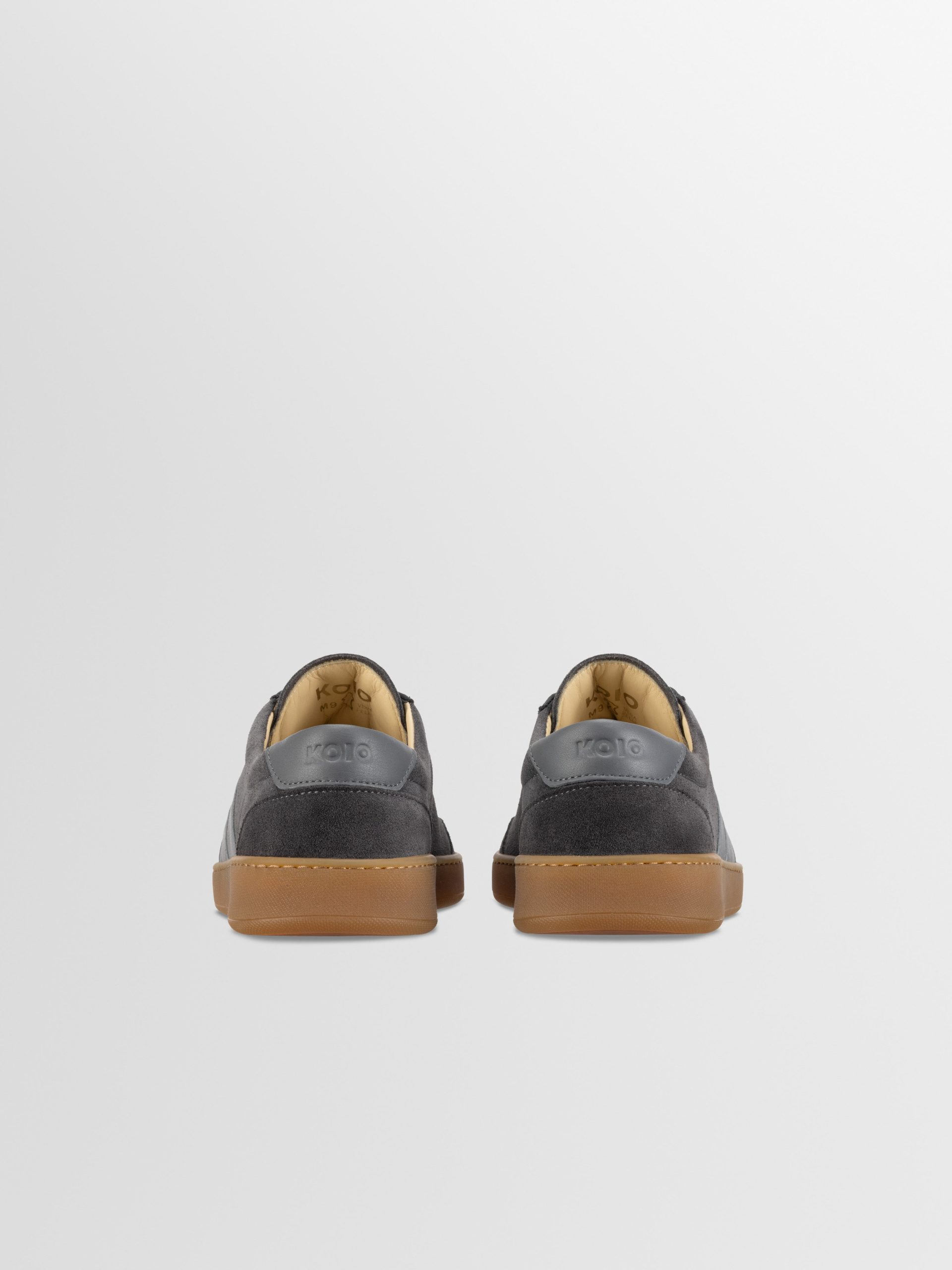 Monza Leather & Suede Sneaker in Ash Gray - Image 4