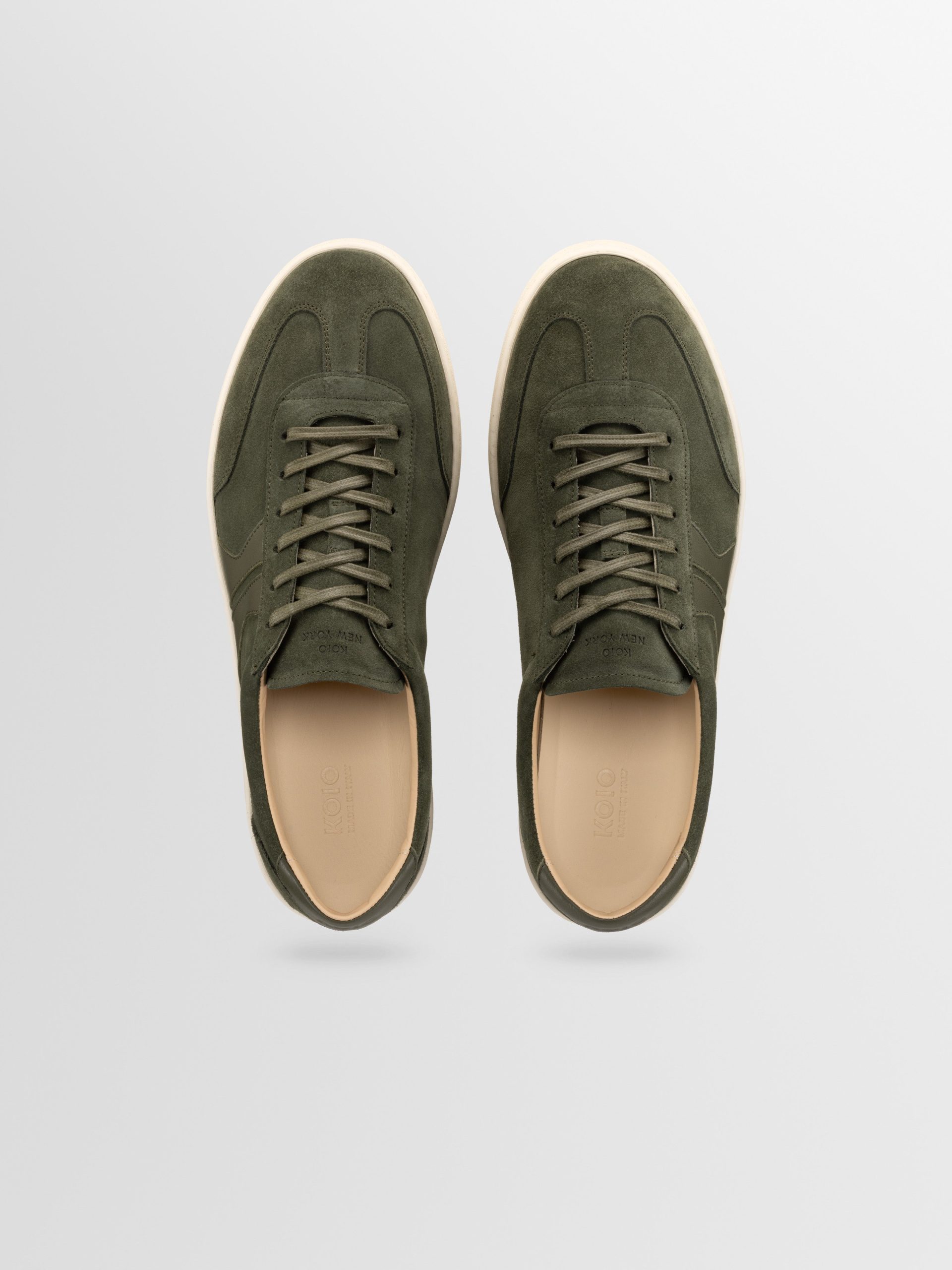 Monza Suede Sneaker in Birch - Image 3