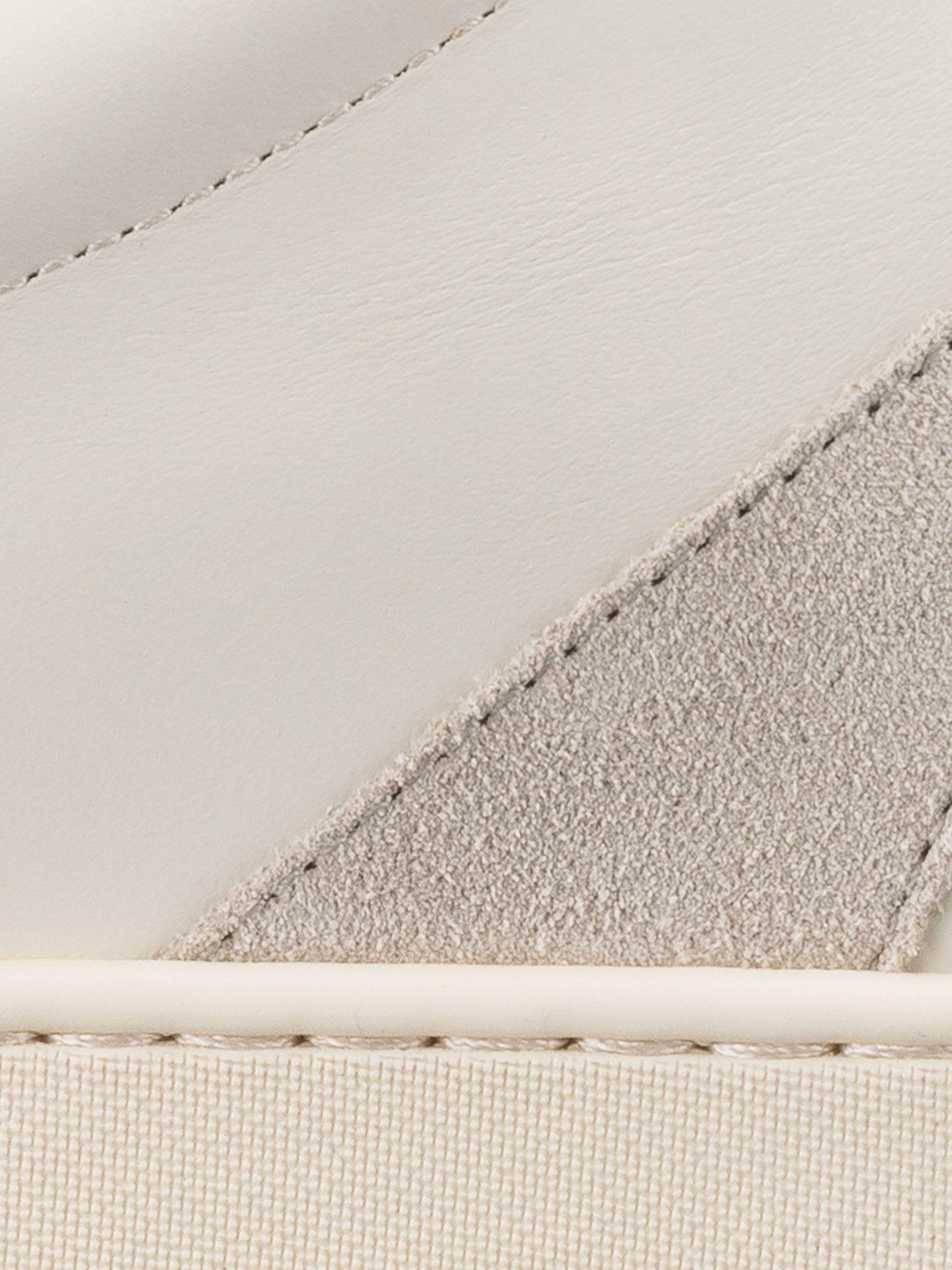 Monza Leather & Suede Sneaker in Bone - Image 5
