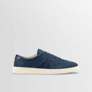 Monza Suede Sneaker in Indigo