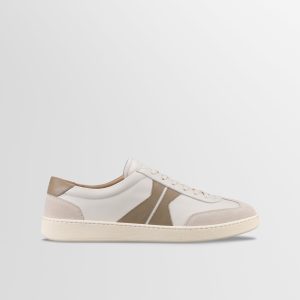 Monza Leather Sneaker in Latte