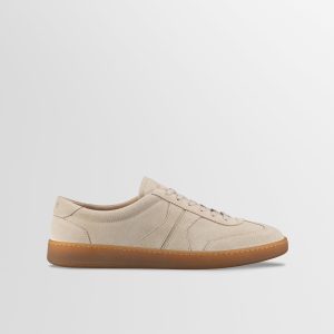 Monza Suede Sneaker in Papyrus