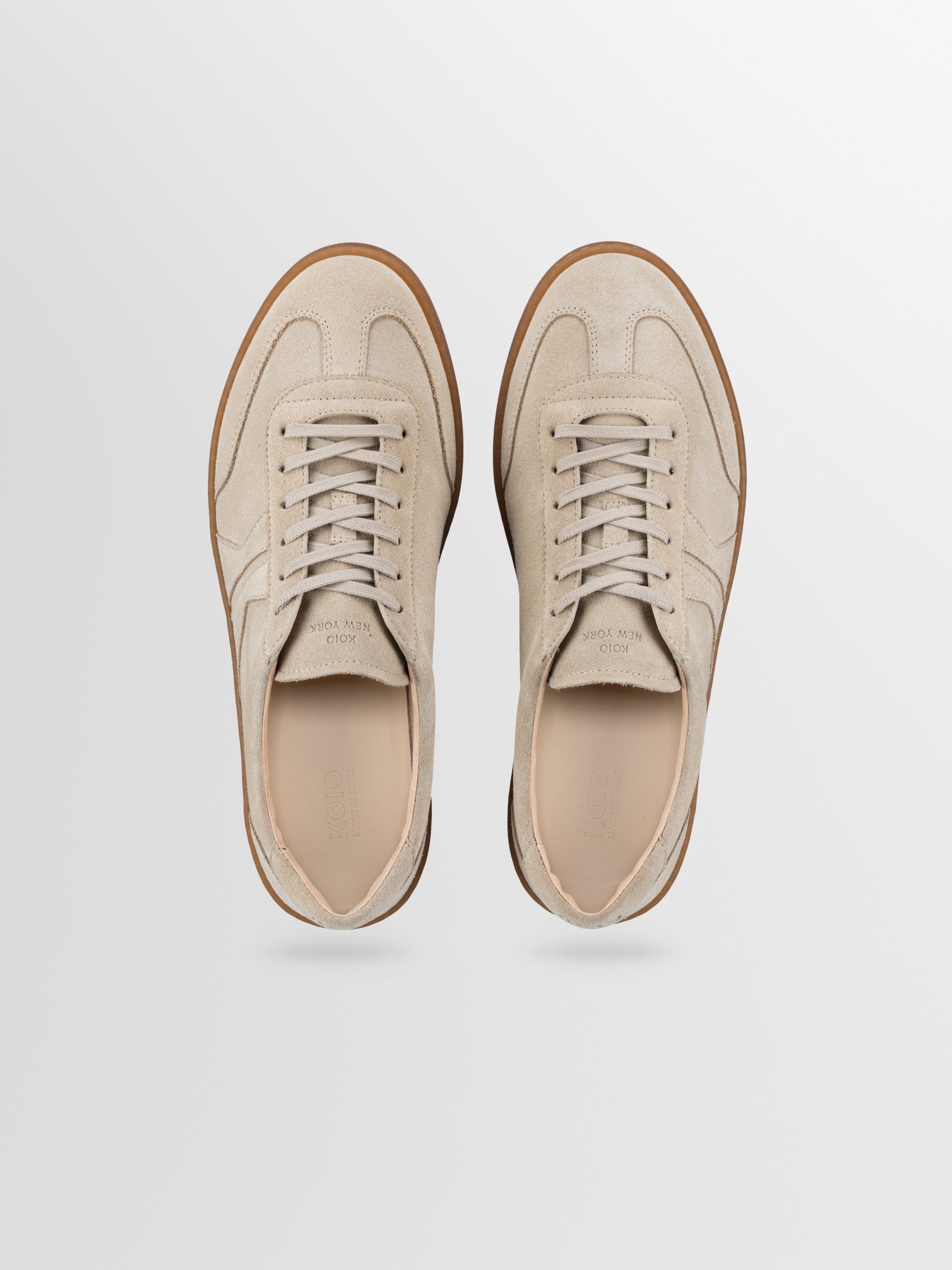 Monza Suede Sneaker in Papyrus - Image 3