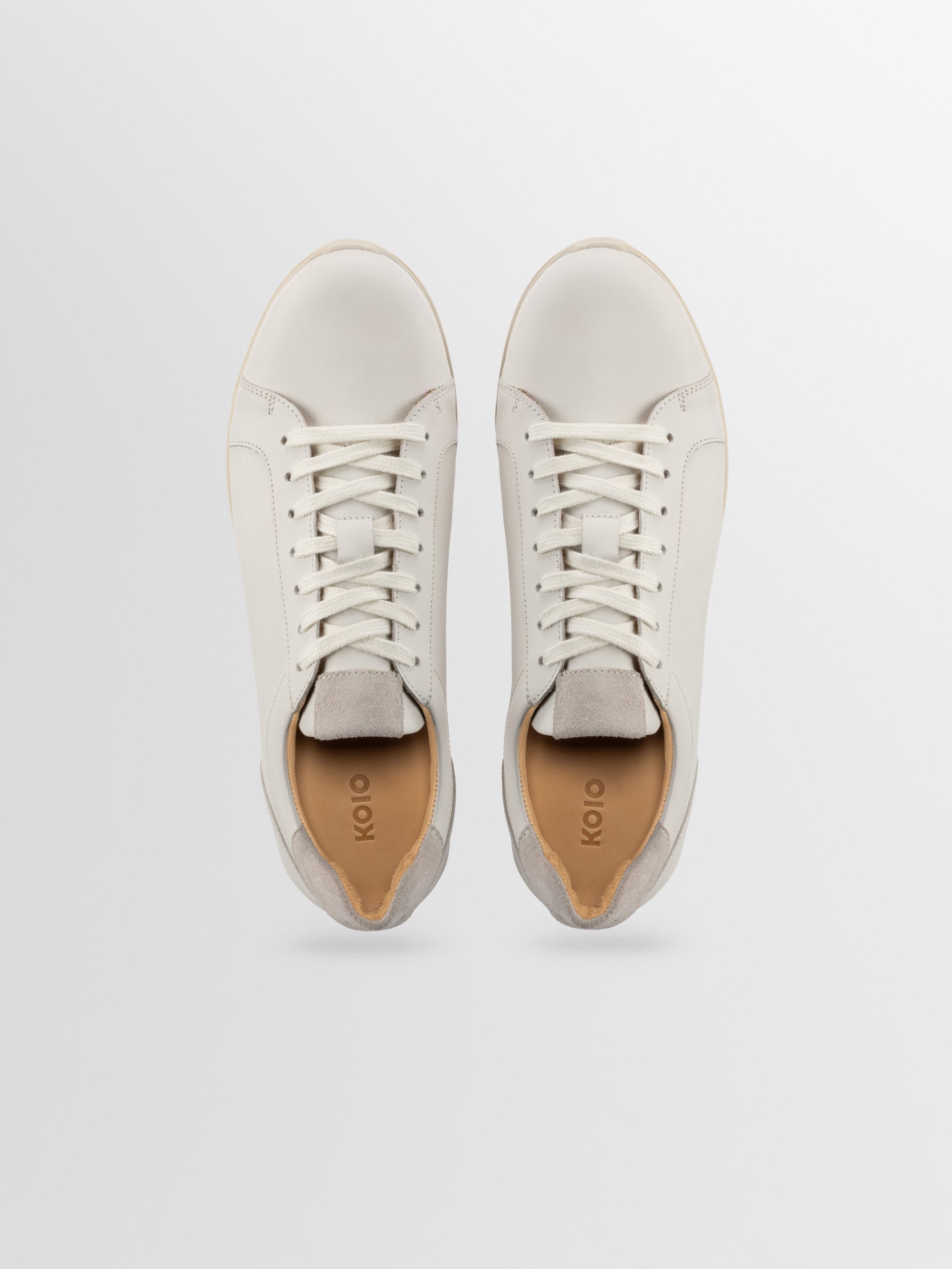 Parma Leather Sneaker in Bone - Image 3