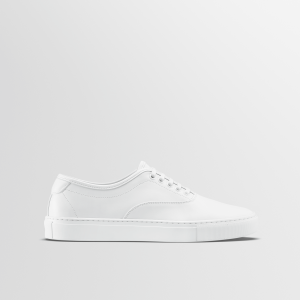 Portofino Leather Sneaker in Triple White