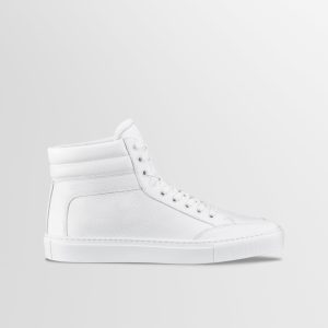 Primo Leather Sneaker in Triple White