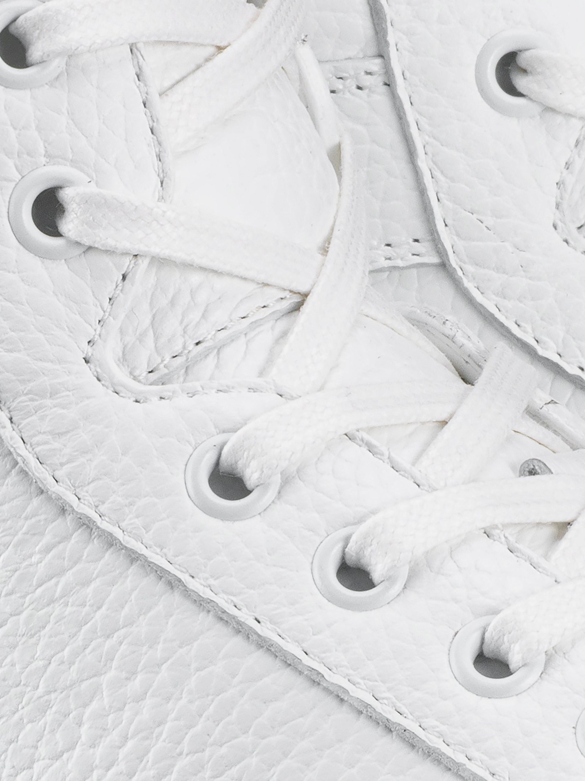 Primo Leather Sneaker in Triple White - Image 5