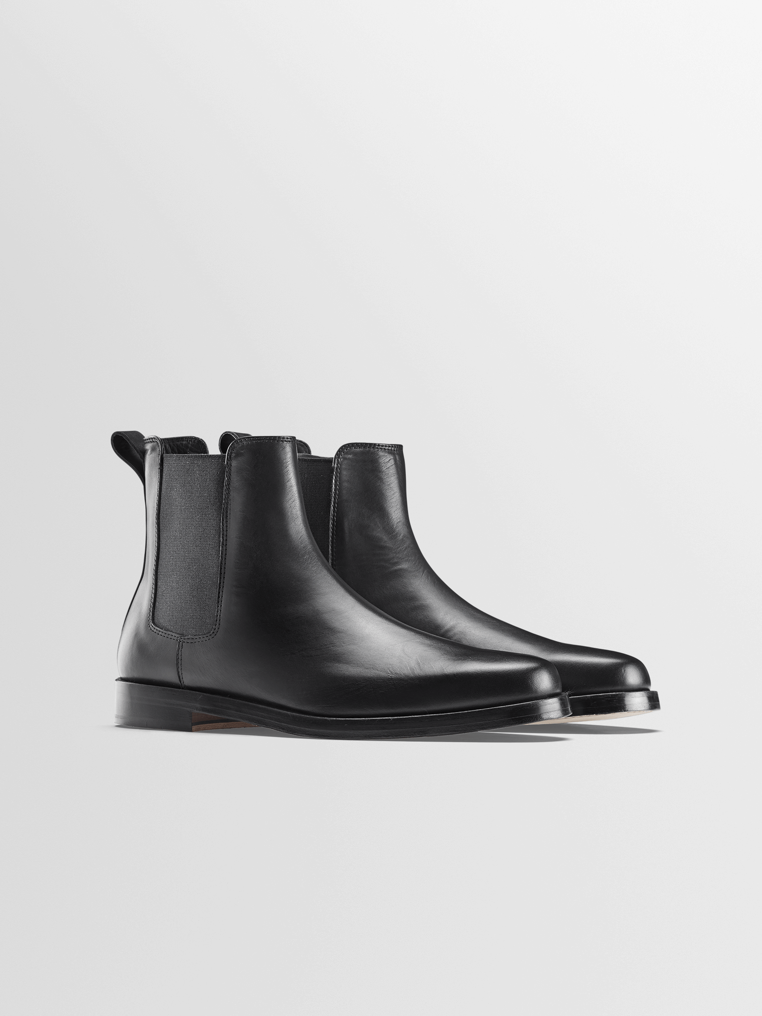Trento Leather Boot in Black - Image 2