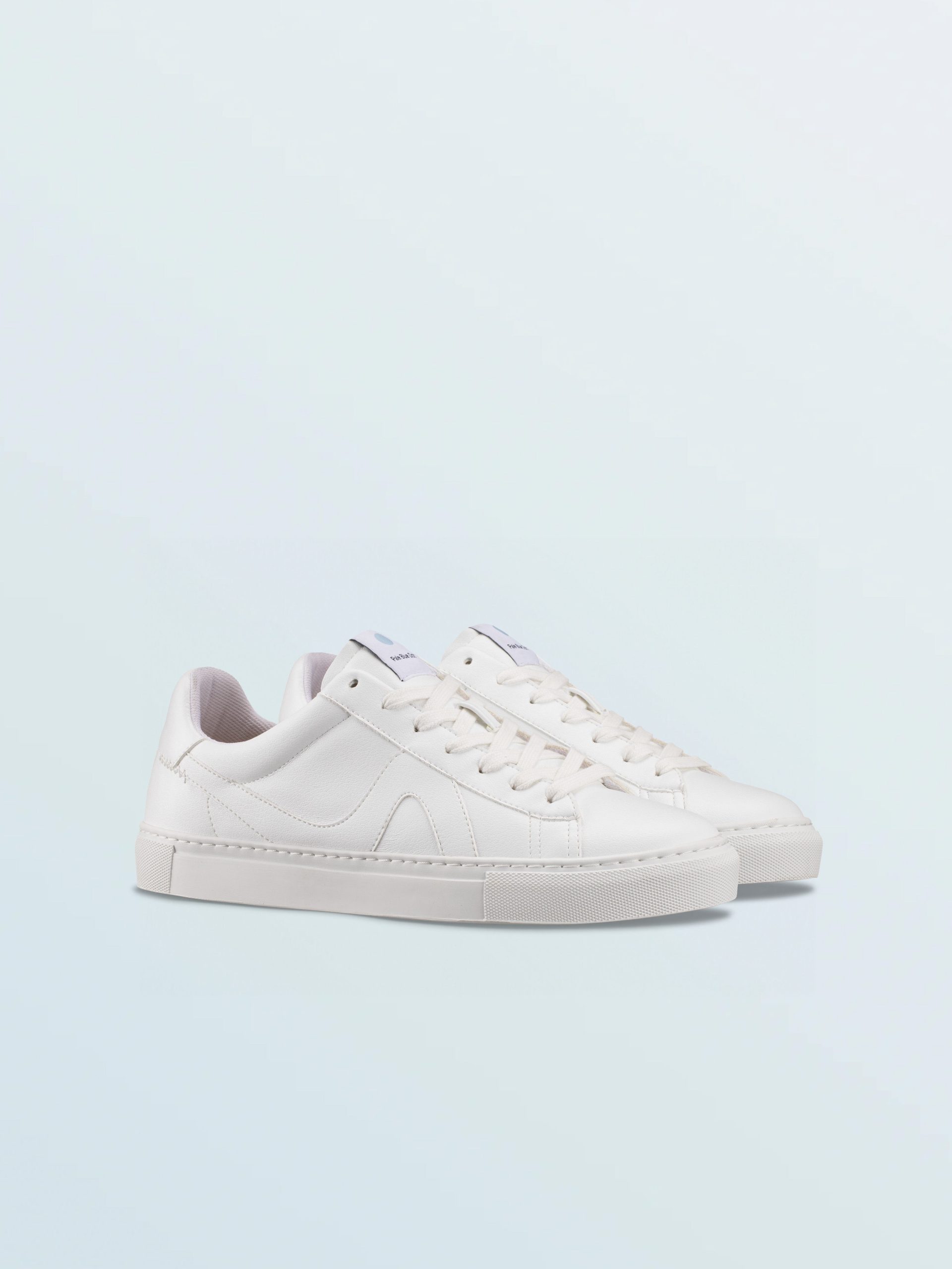 Vegan 01 Sneaker in Triple White - Image 2
