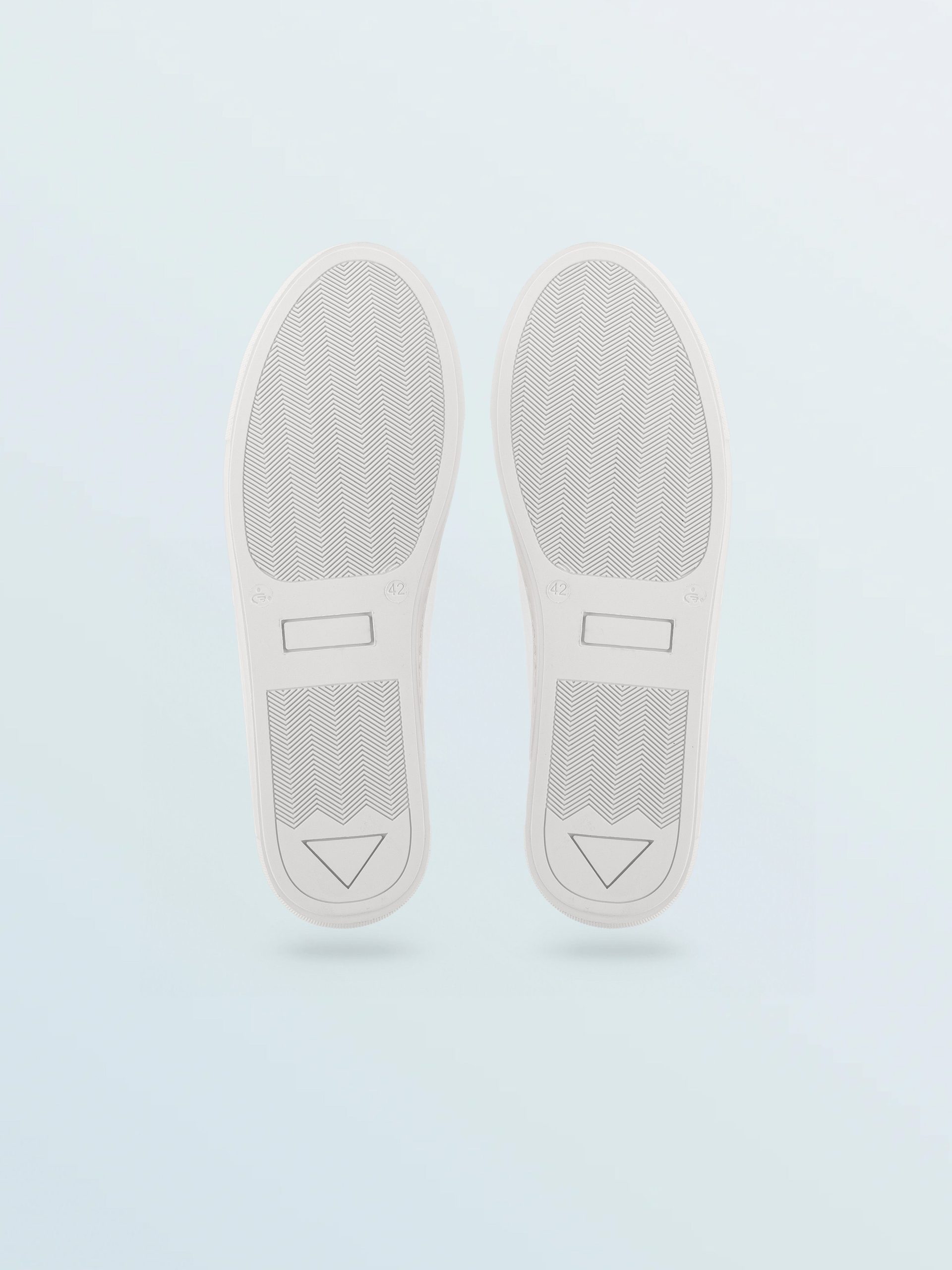 Vegan 01 Sneaker in Triple White - Image 6